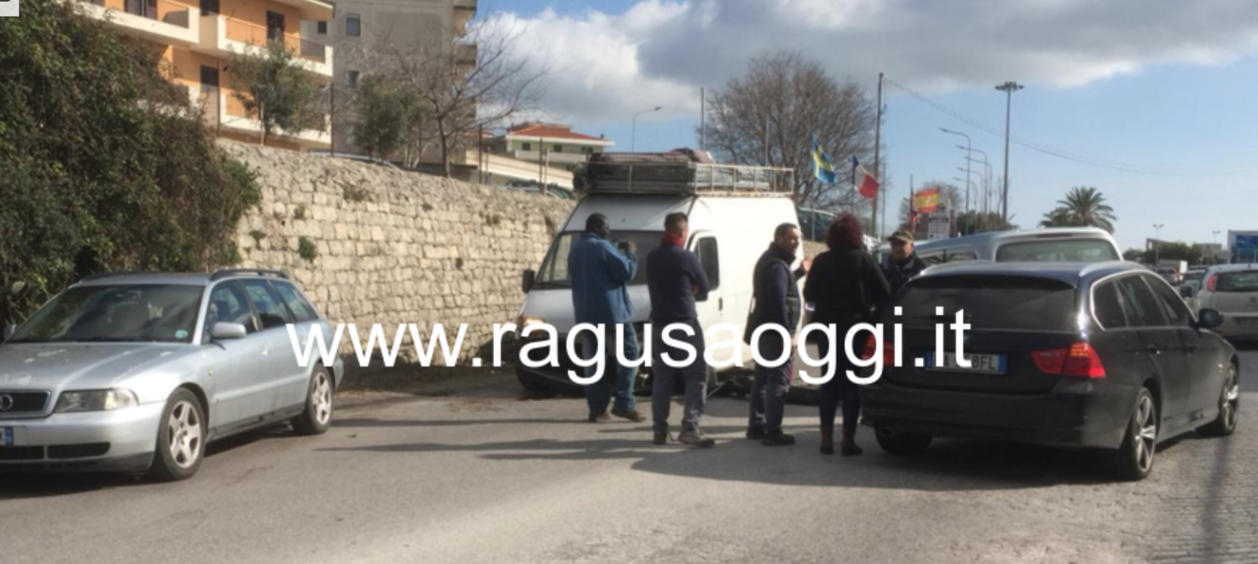Incidente con più auto coinvolte all’ingresso di Modica