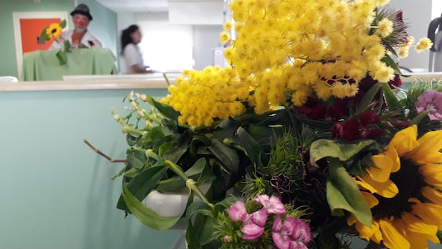 Festa della donna in ospedale con i clown dottori Ci Ridiamo Sù