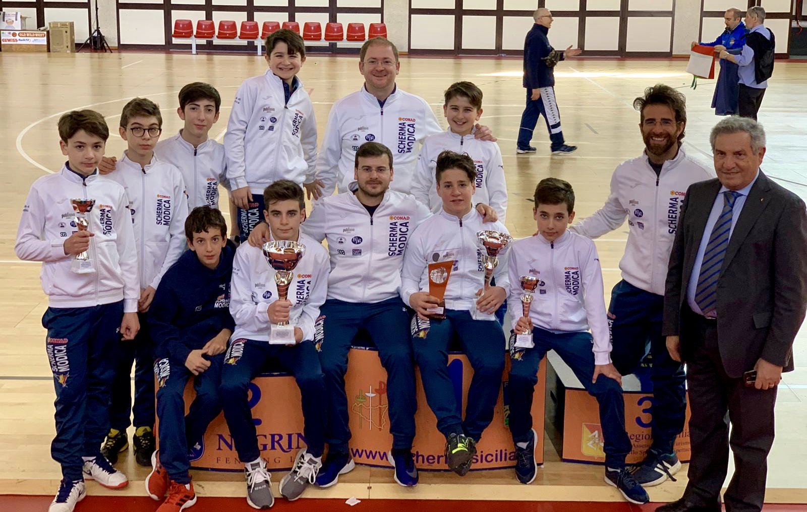 Scherma Modica: Aprile, Sigona e Spampinato campioni regionali 2019