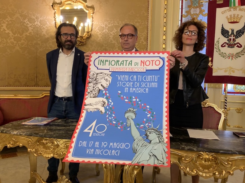 Presentato manifesto Infiorata “I Siciliani in America”. 40esima edizione