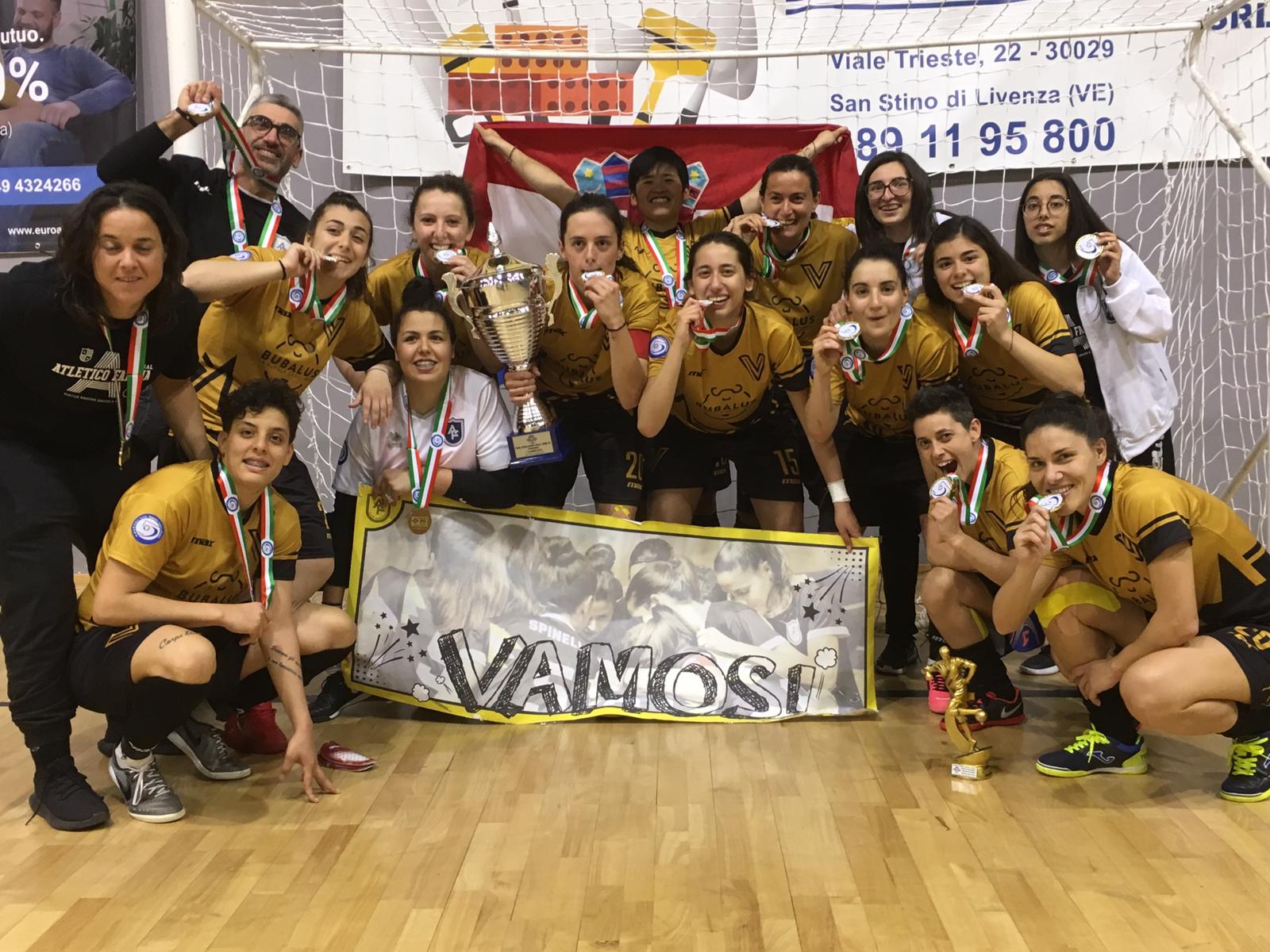 La Virtus Ragusa Futsal vince la Coppa Italia di serie A2 femminile calcio a 5. FOTO
