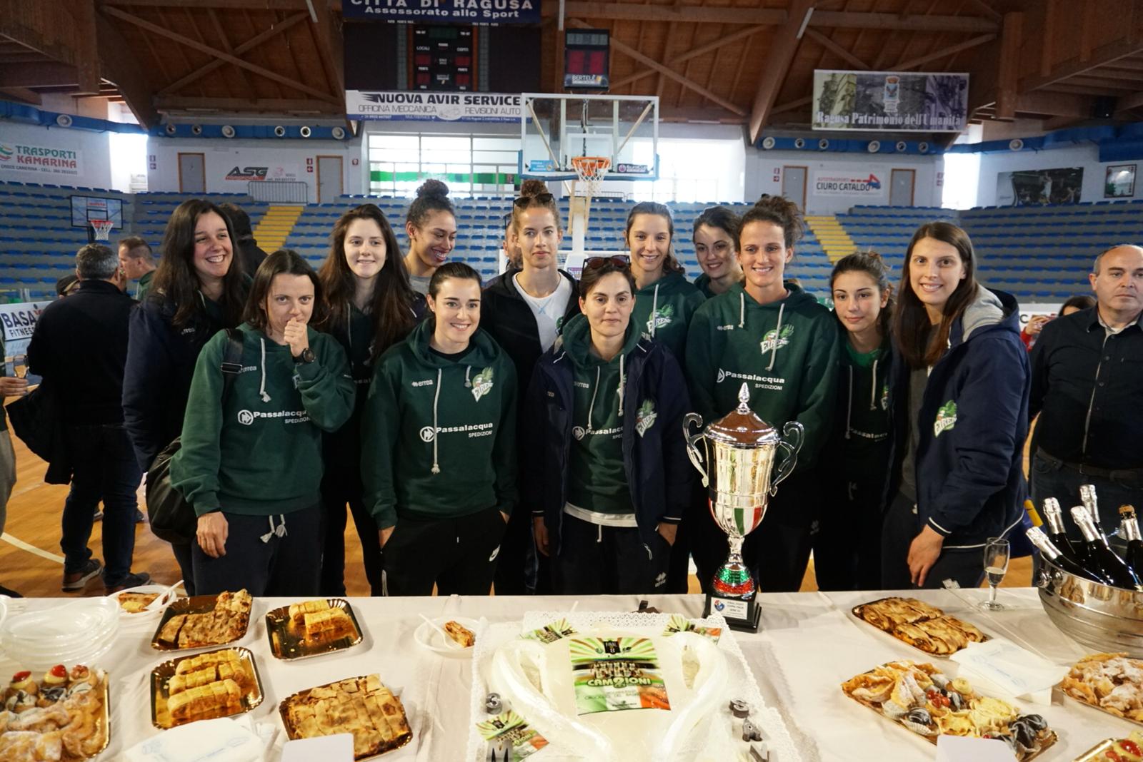 Festa al Palaminardi con la Coppa Italia e le nostre campionesse. VIDEO IN DIRETTA
