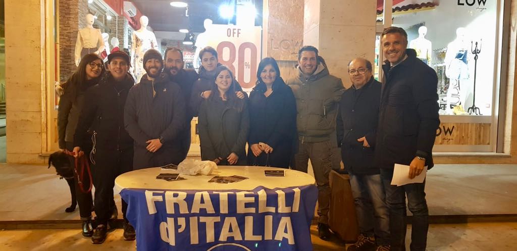 Fratelli d’Italia a confronto con esercenti e residenti dell’isola pedonale di via Cavour