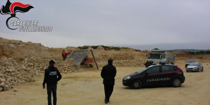 Sequestrata a Comiso  dai carabinieri cava abusiva