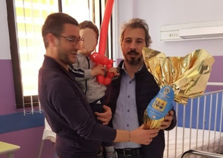 A Modica uova di Pasqua in ospedale grazie al Lions Club