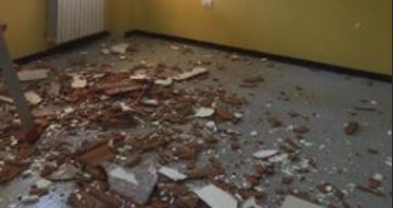 Crollo soffitto scuola Pappalardo a Vittoria. Domani arrivano gli operai per la manutenzione urgente