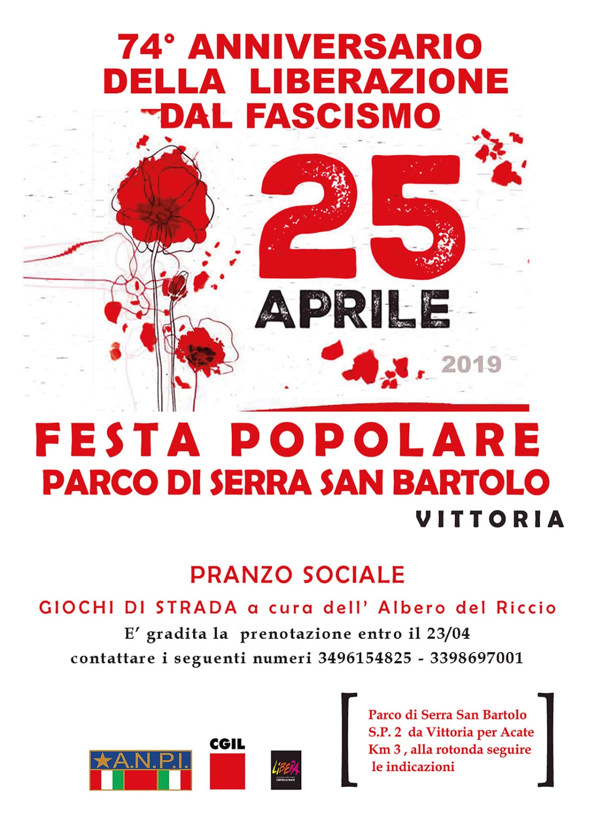 Articolo Uno celebra il 25 aprile il giorno simbolo della resistenza partigiana