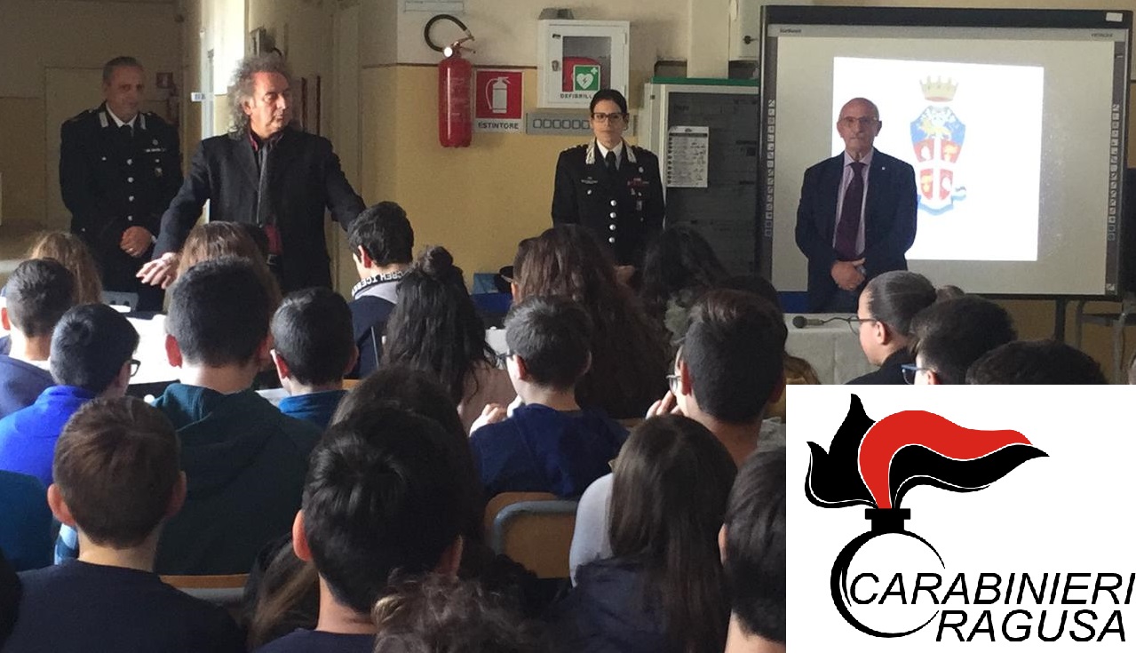 I carabinieri  a lezione di legalità a Monterosso e Giarratana
