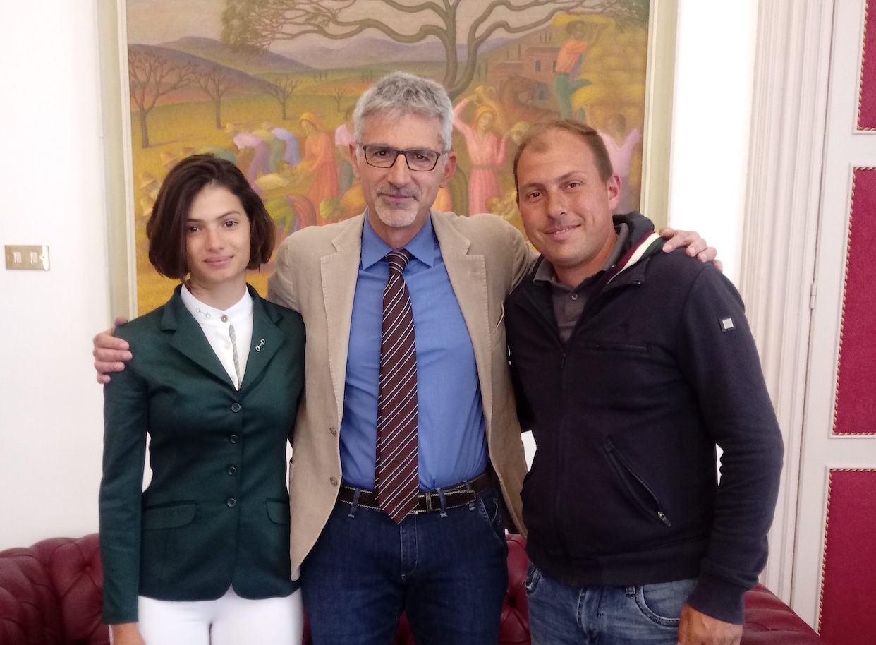 L’amazzone Bracchitta ricevuta dal sindaco di Ragusa