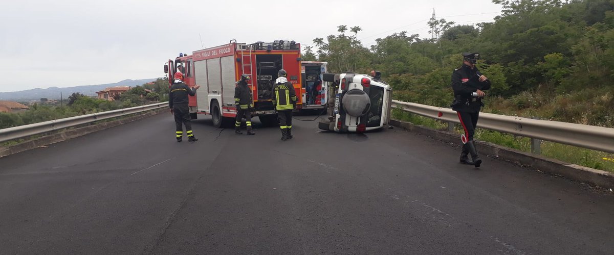 Ragusano coinvolto in incidente autonomo a Catania