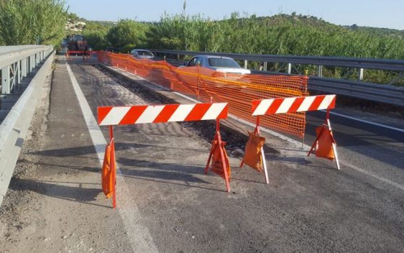 Cedimenti del ponte sulla S.p.19 Vittoria-Piombo. Avviate stamane le indagini per la messa in sicurezza