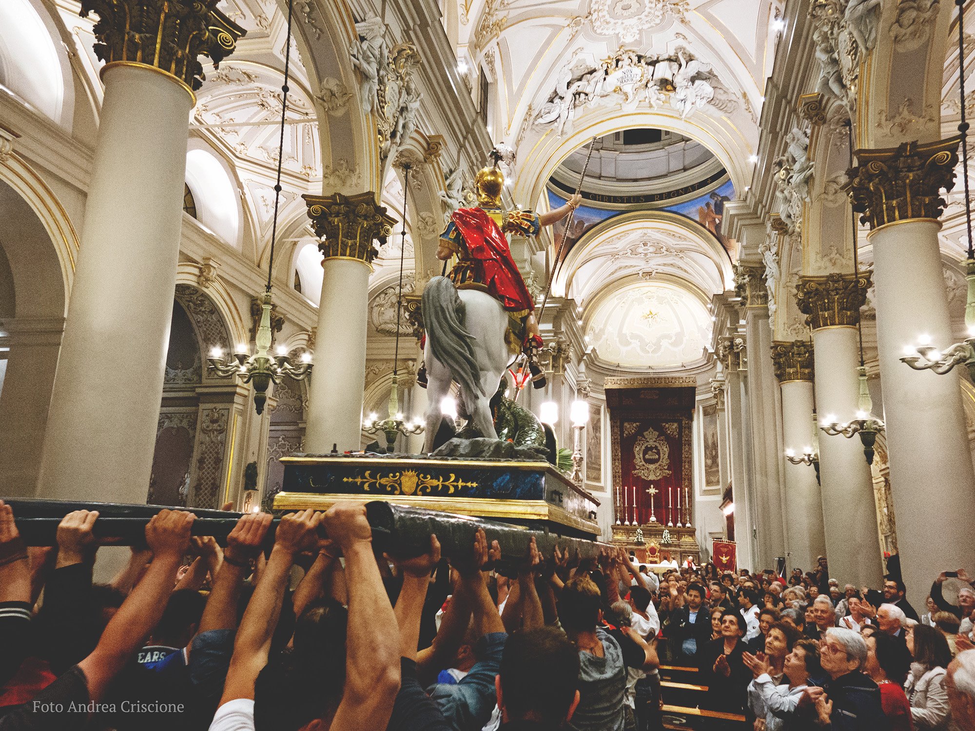 San Giorgio sarà portato nella Cattedrale di Ragusa Superiore