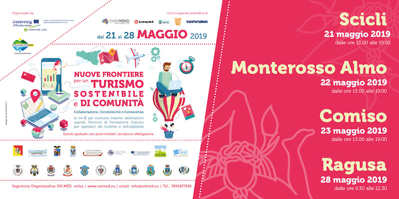 Turismo sostenibile dal 21 al 28 maggio un percorso formativo gratuito per operatori turistici per il marchio ConsumelessMed