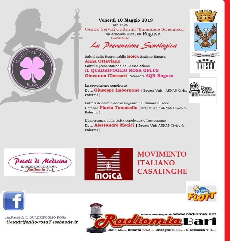 “La prevenzione Senologica”, conferenza di Moica
