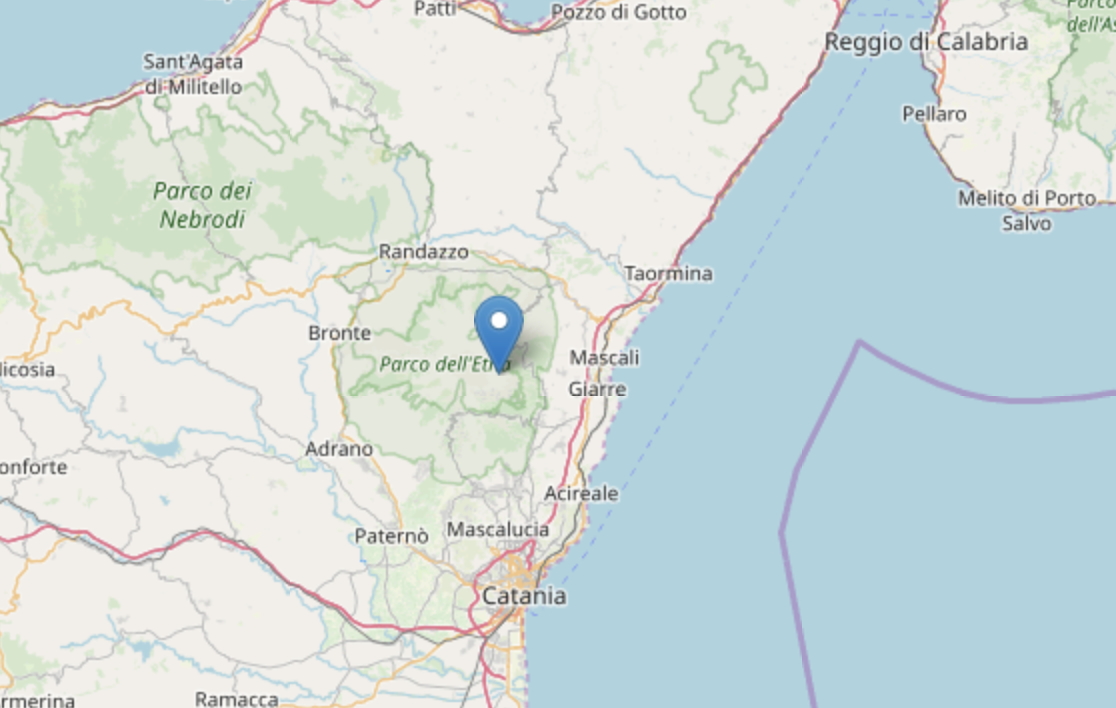 Lievi scosse di terremoto ieri sera nel catanese.