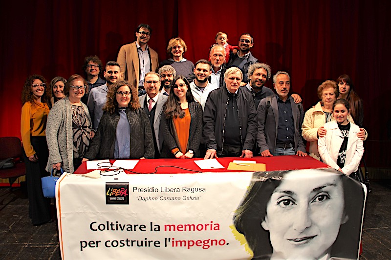 Il presidio di Libera di Ragusa intitolato alla giornalista maltese Daphne Caruana