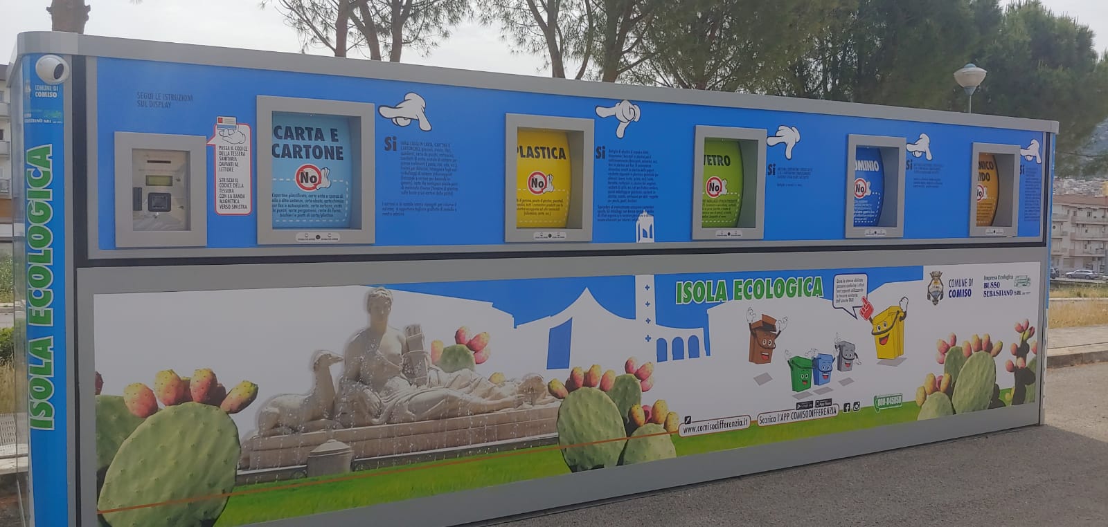 Nuove isole ecologiche a Comiso