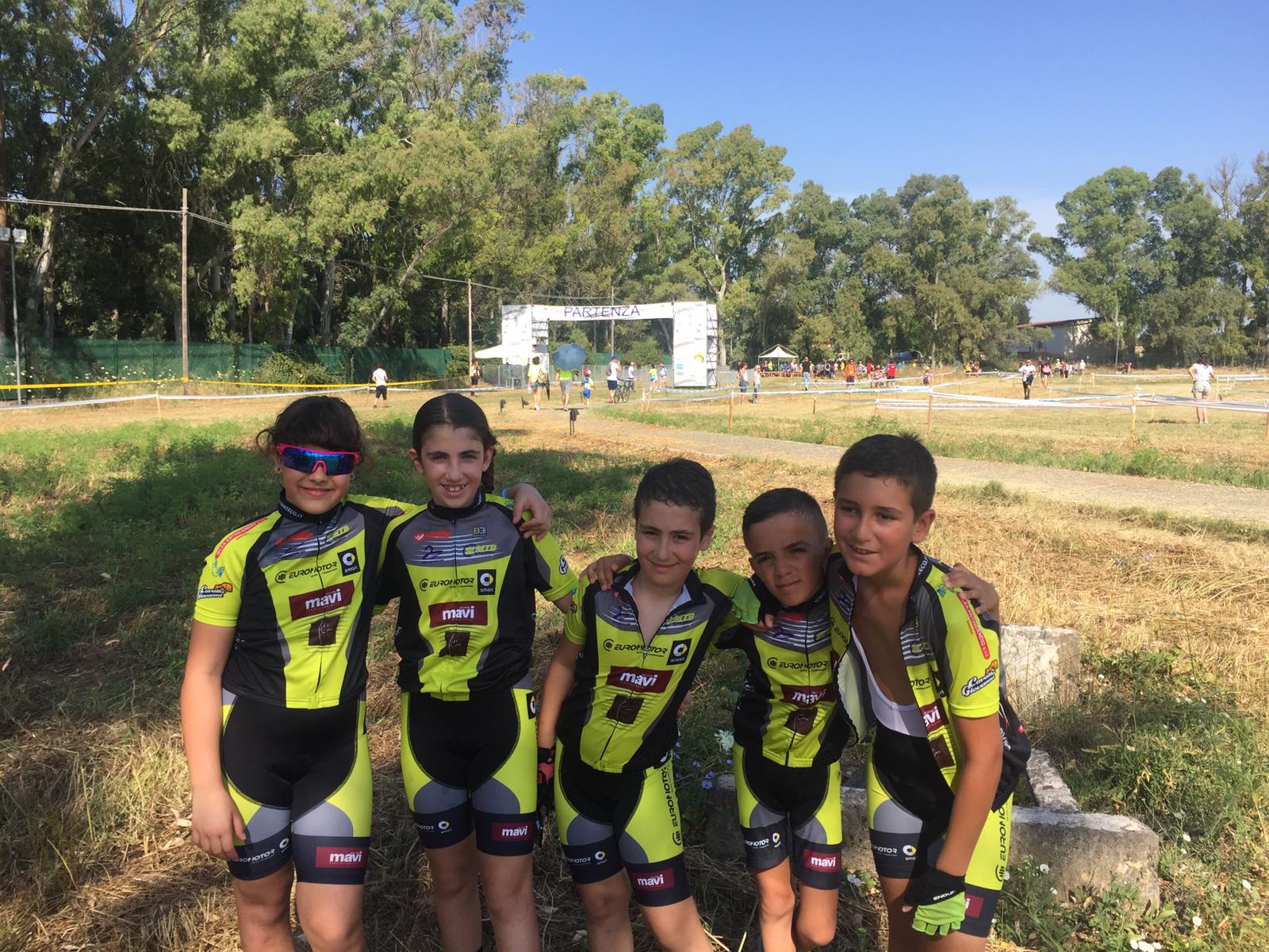 I Giovanissimi dell’Mtb Euromotor Team Ragusa in luce a Matera