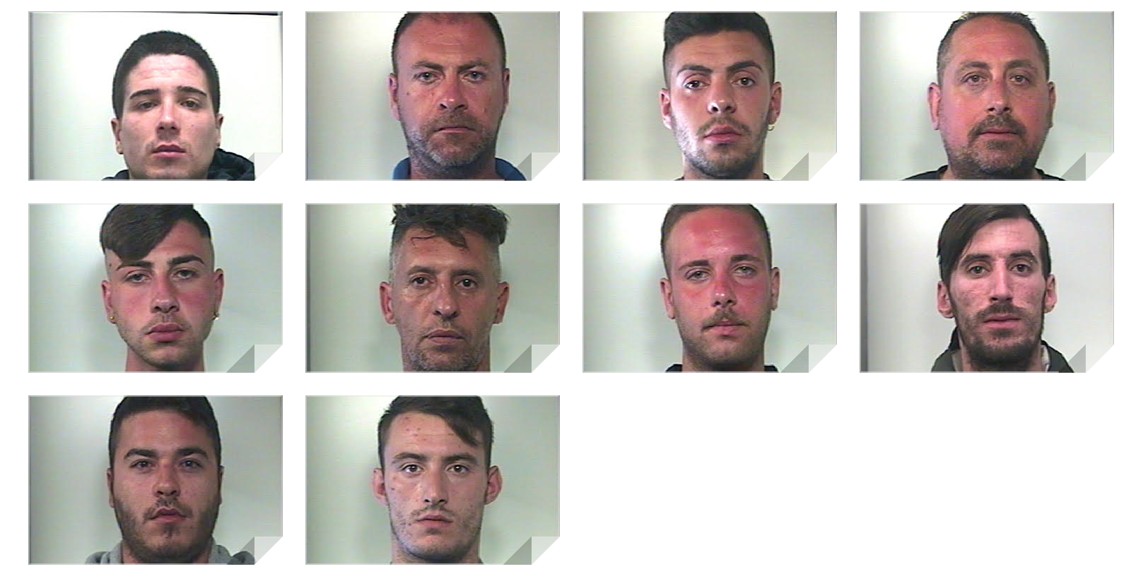 Ecco i nomi e le foto dei 10 arrestati stamane a Modica nell’operazione antidroga