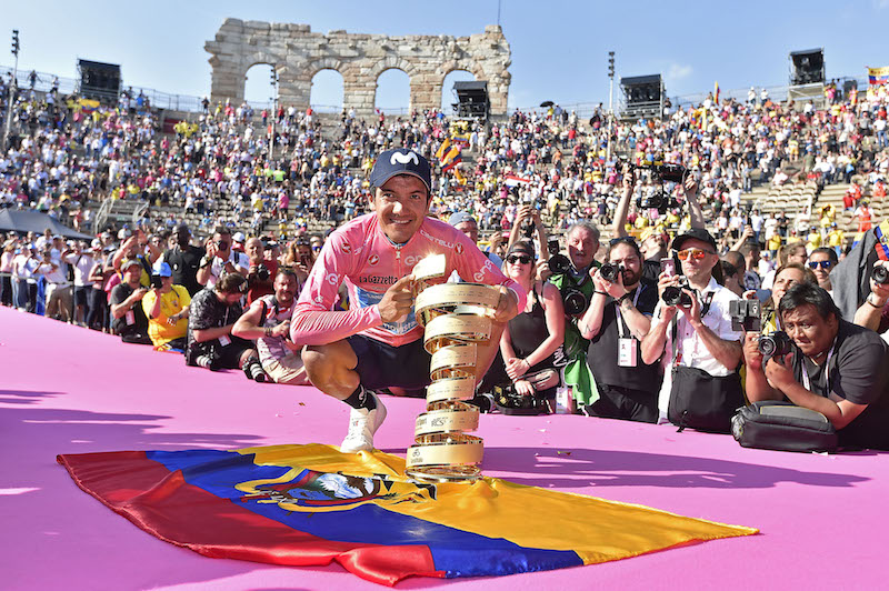 Giro d’Italia vinto da Caparaz. Grandi soddisfazioni per il ragusano Damiano Caruso