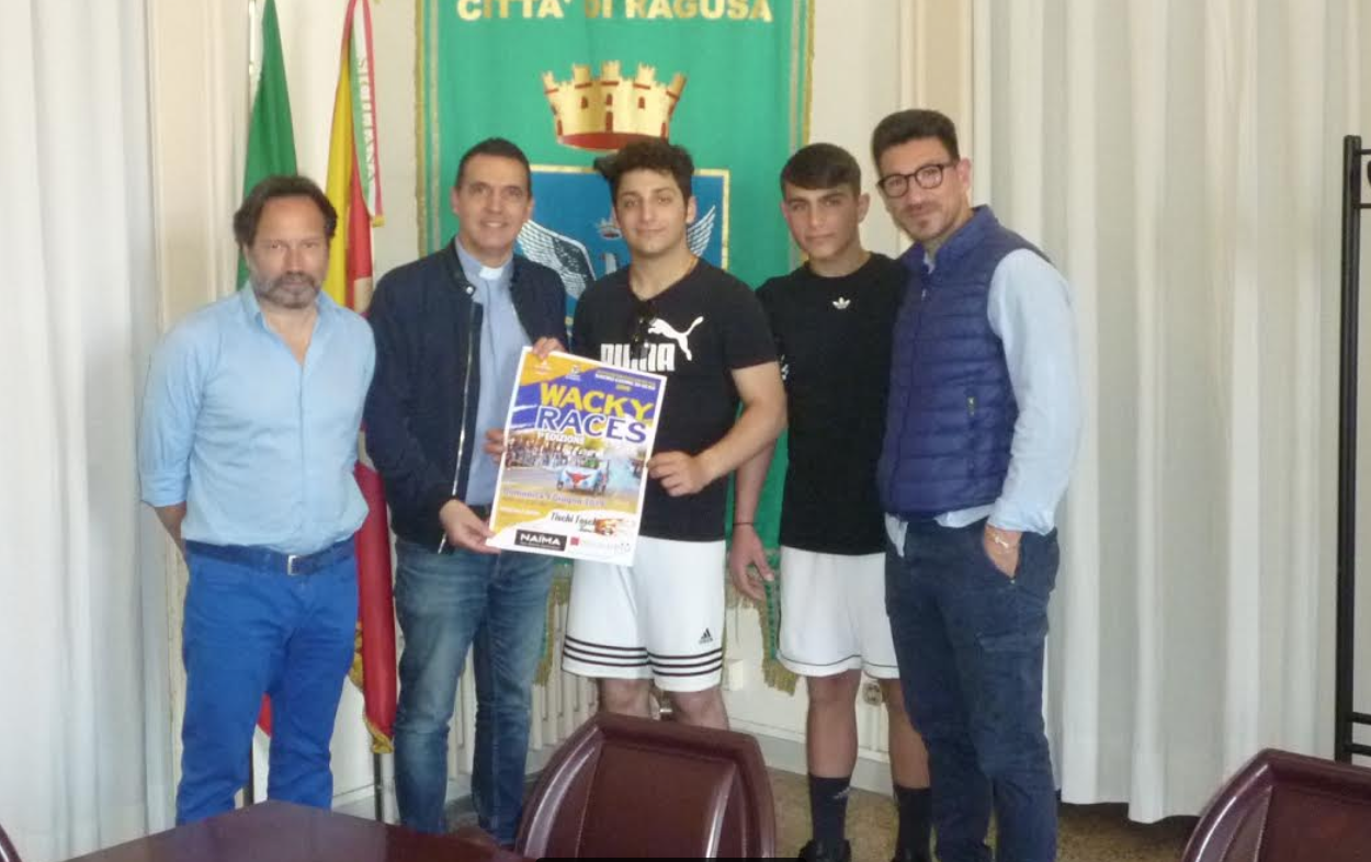 La Waky Races e li mini macchine a Ragusa. Il 9 giugno