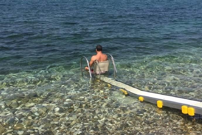 Passerella per disabili a Marina di Modica e Maganuco