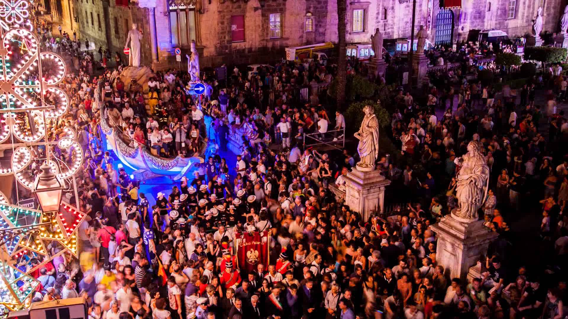 A Palermo il “Festino” di Santa Rosalia il 13, 14 e 15 luglio