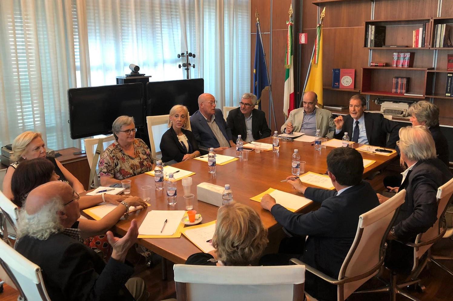 Il Presidente Musumeci incontra i Soprintendenti ai beni culturali