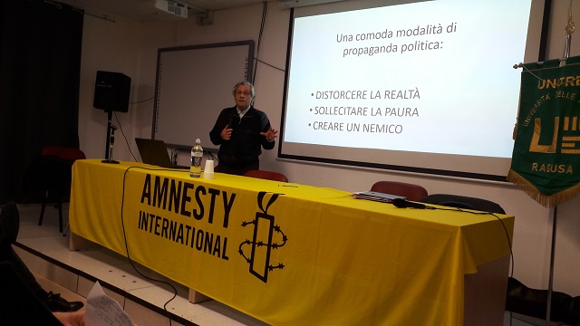 Le migrazioni nel XXI secolo: conferenza Amnesty e Unitre Ragusa