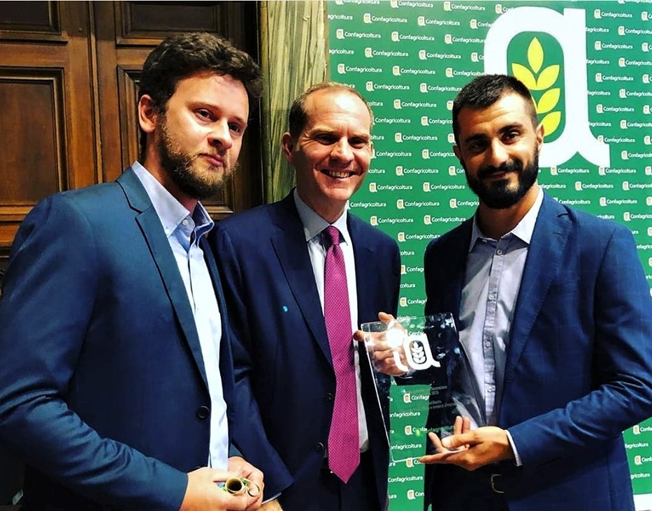 Lo sciclitano Lorenzo Cannella vince il premio nazionale di Confagricoltura per l’innovazione agricola