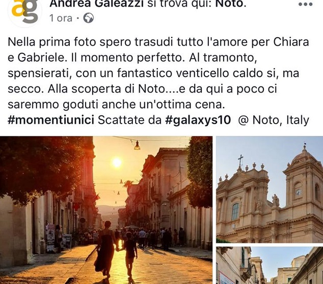 Andrea Galeazzi, lo youtuber dell’elettronica e dell’auto, a Noto