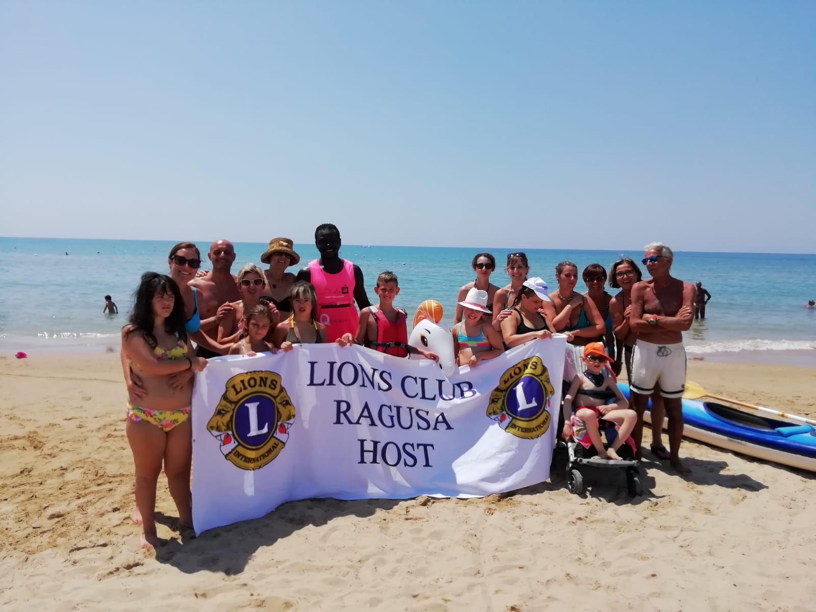 VeleggiHare Insieme 2019: il Lions Club Host Ragusa ha sostenuto il progetto a mare dei ragazzi dell’Anffas
