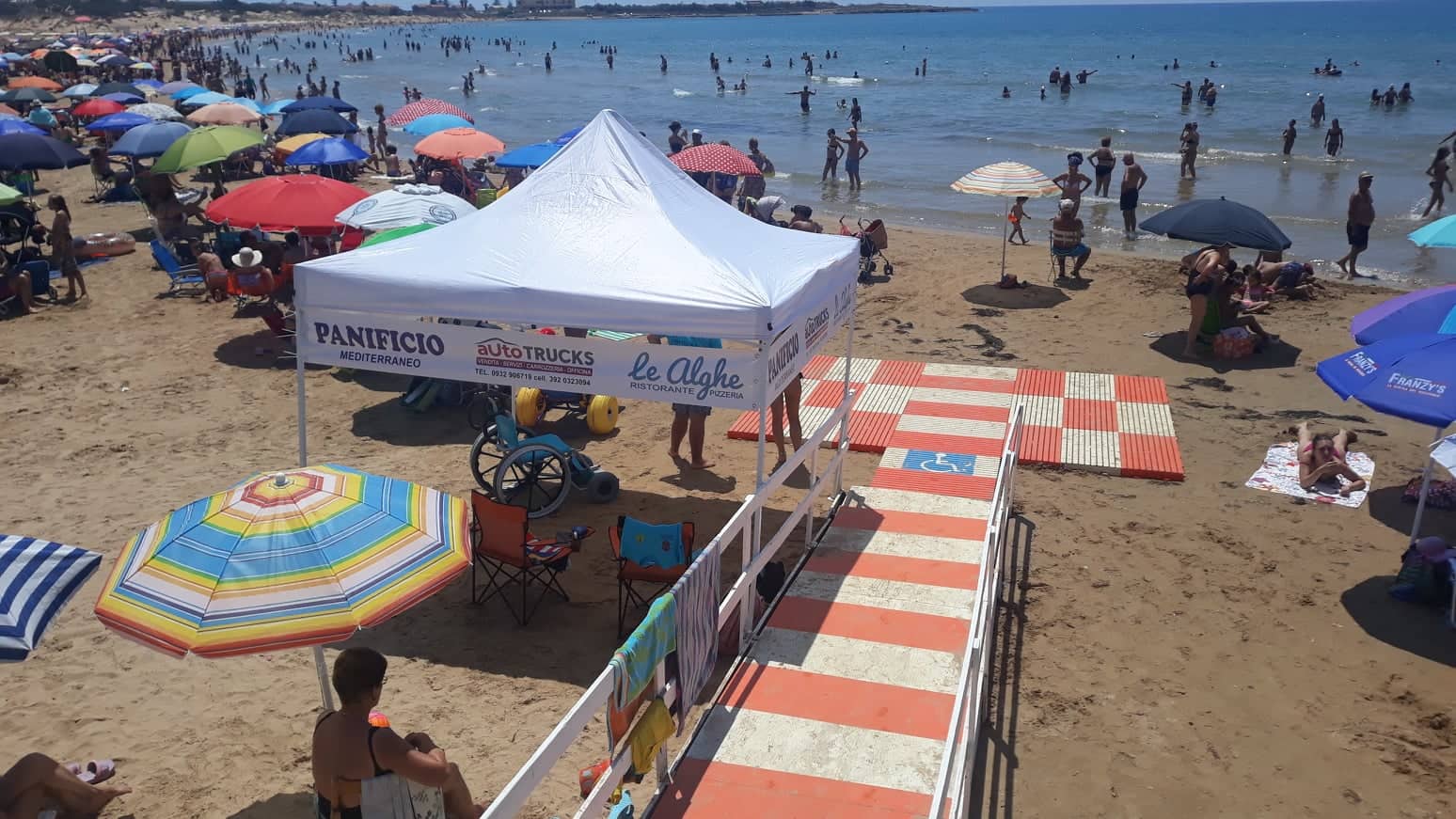 Marina e Maganuco spiagge senza frontiere: al via il servizio con personale Asp