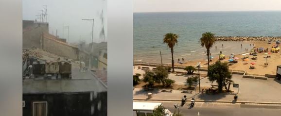 E mentre a Ragusa diluvia…a Marina si godono il sole! Follie di fine estate
