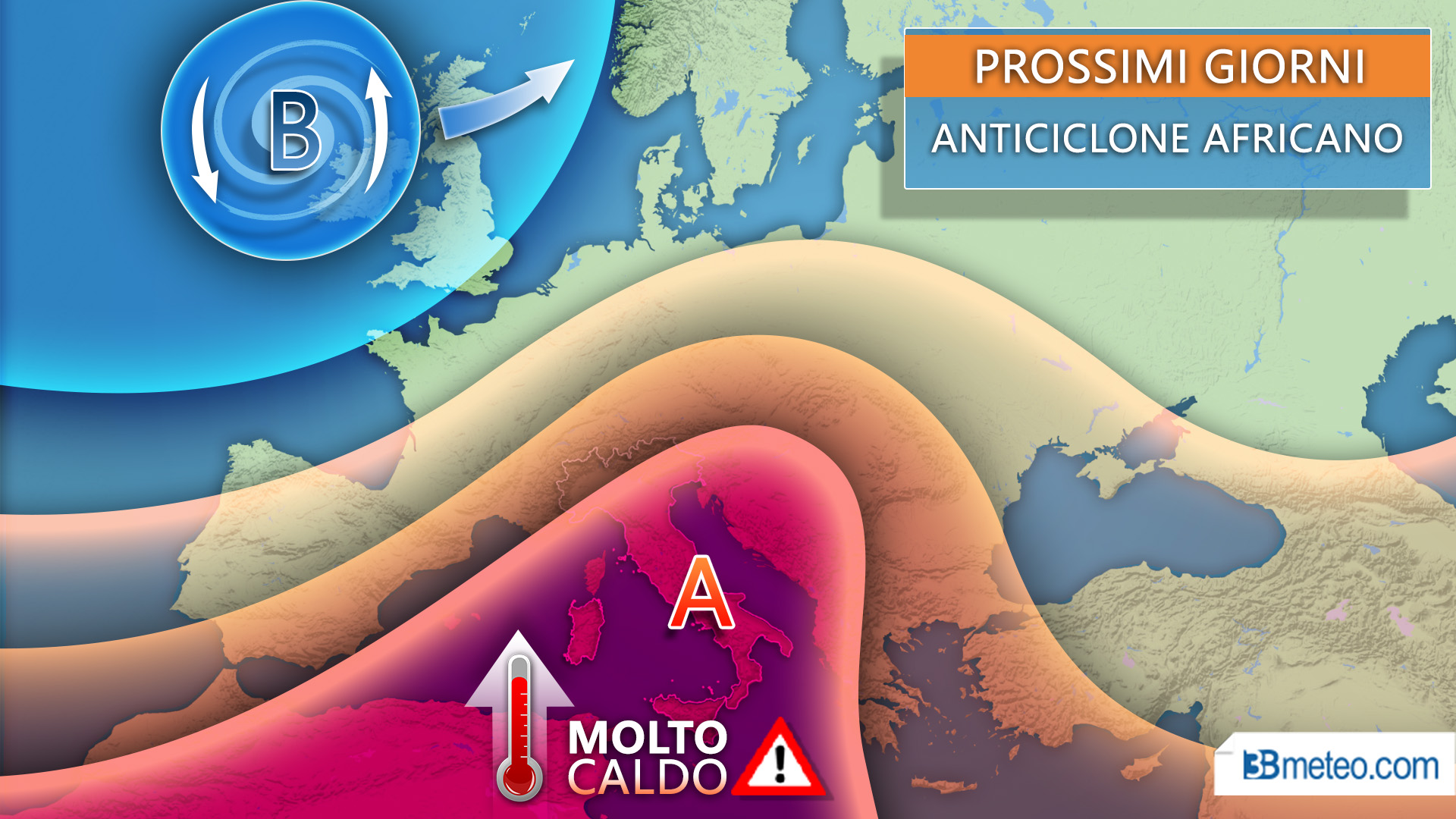Imminente nuova ondata di caldo africano, punte di 38-40°C nel weekend