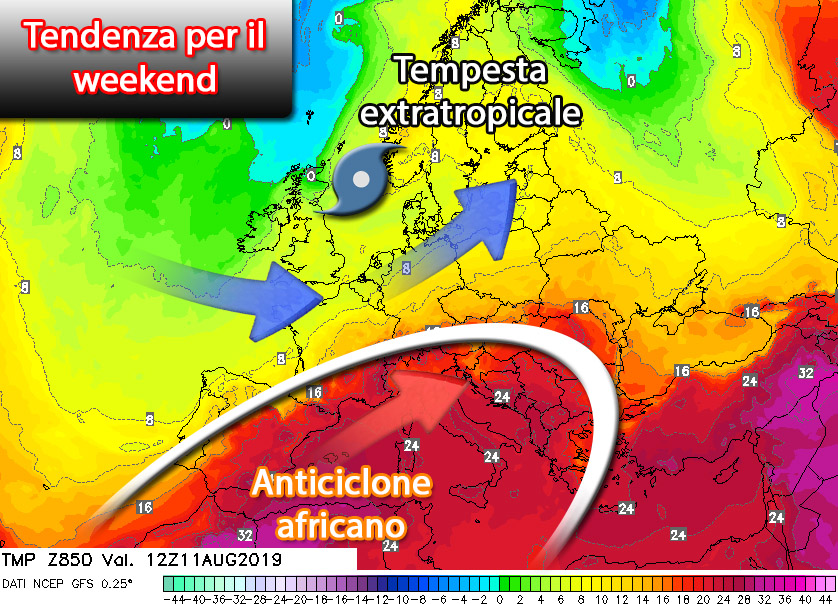 Meteo: weekend in compagnia del gran caldo con punte di  38 gradi.