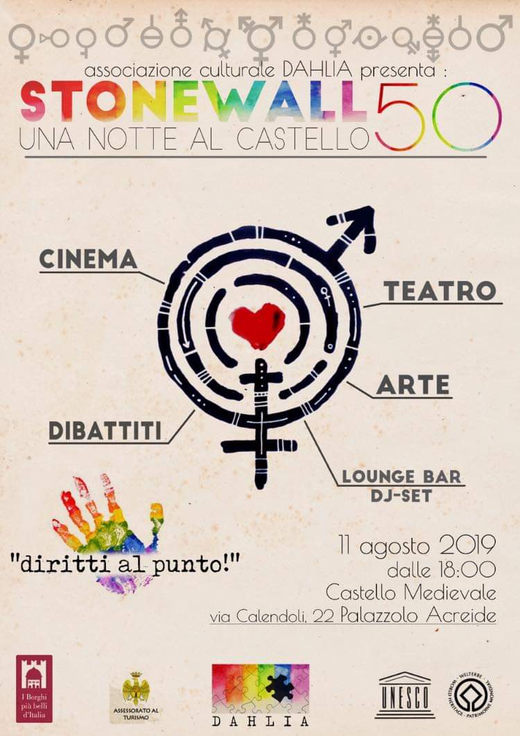 Stonewall 50. Una notte al castello. Appuntamento a Palazzolo Acreide