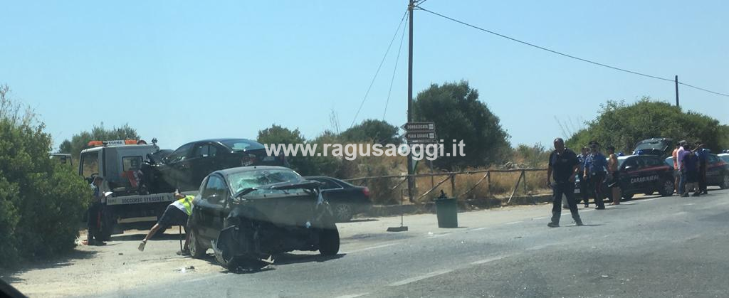 Incidente sulla Marina-Donnalucata, coinvolte quattro auto