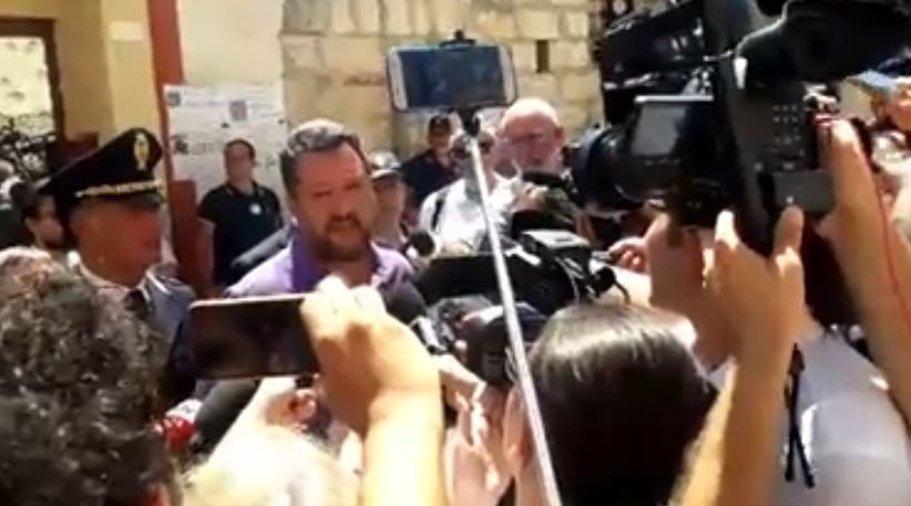 Assostampa Ragusa: “Pessima organizzazione visita di Salvini, giornalisti non rispettati”