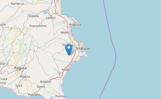 Terremoto di magnitudo 2.7 a Floridia