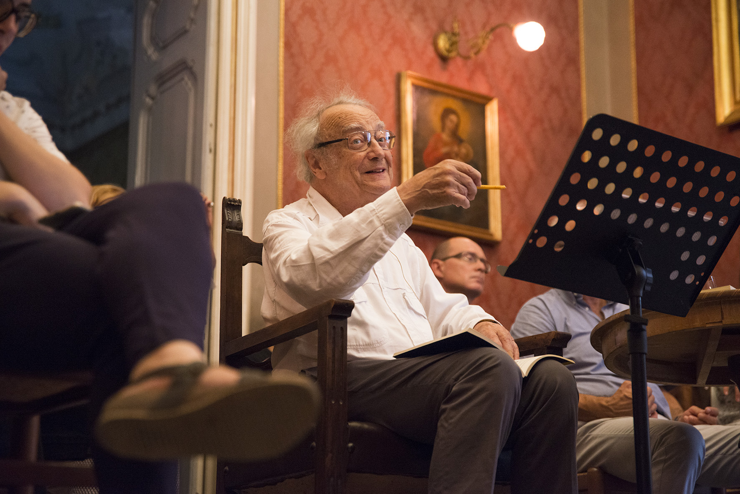 Alfred Brendel e la sua masterclasst trasformano Modica nella capitale della musica classica