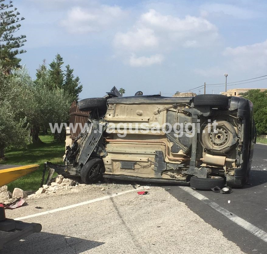 Scontro fra auto e Tir sulla SS 115, in territorio di Vittoria