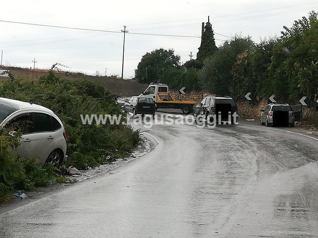 Incidente sulla Vittoria-Comiso, coinvolte tre auto