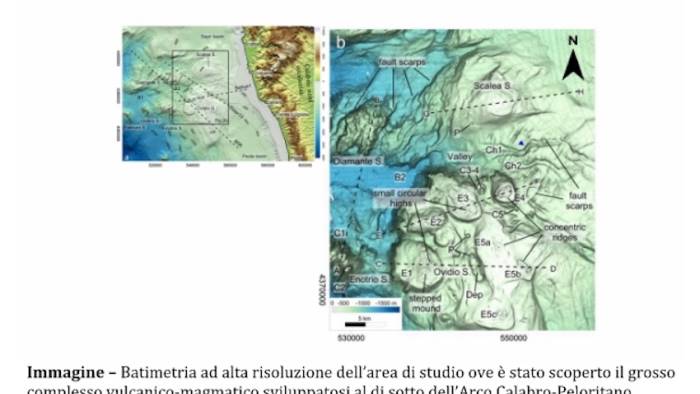 Mar Tirreno: individuato un nuovo complesso vulcanico fin’ora sconosciuto