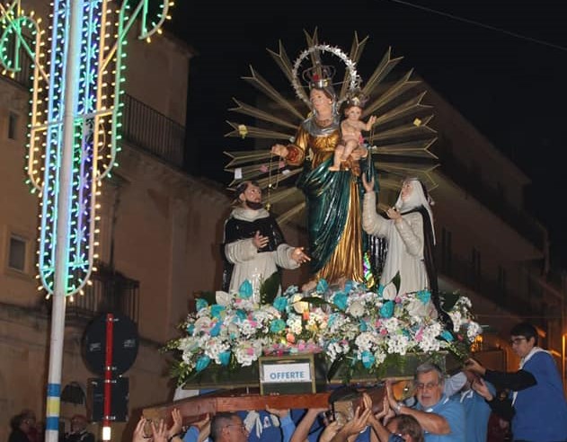 Domani a Ragusa è la giornata della festa esterna della Madonna del Rosario