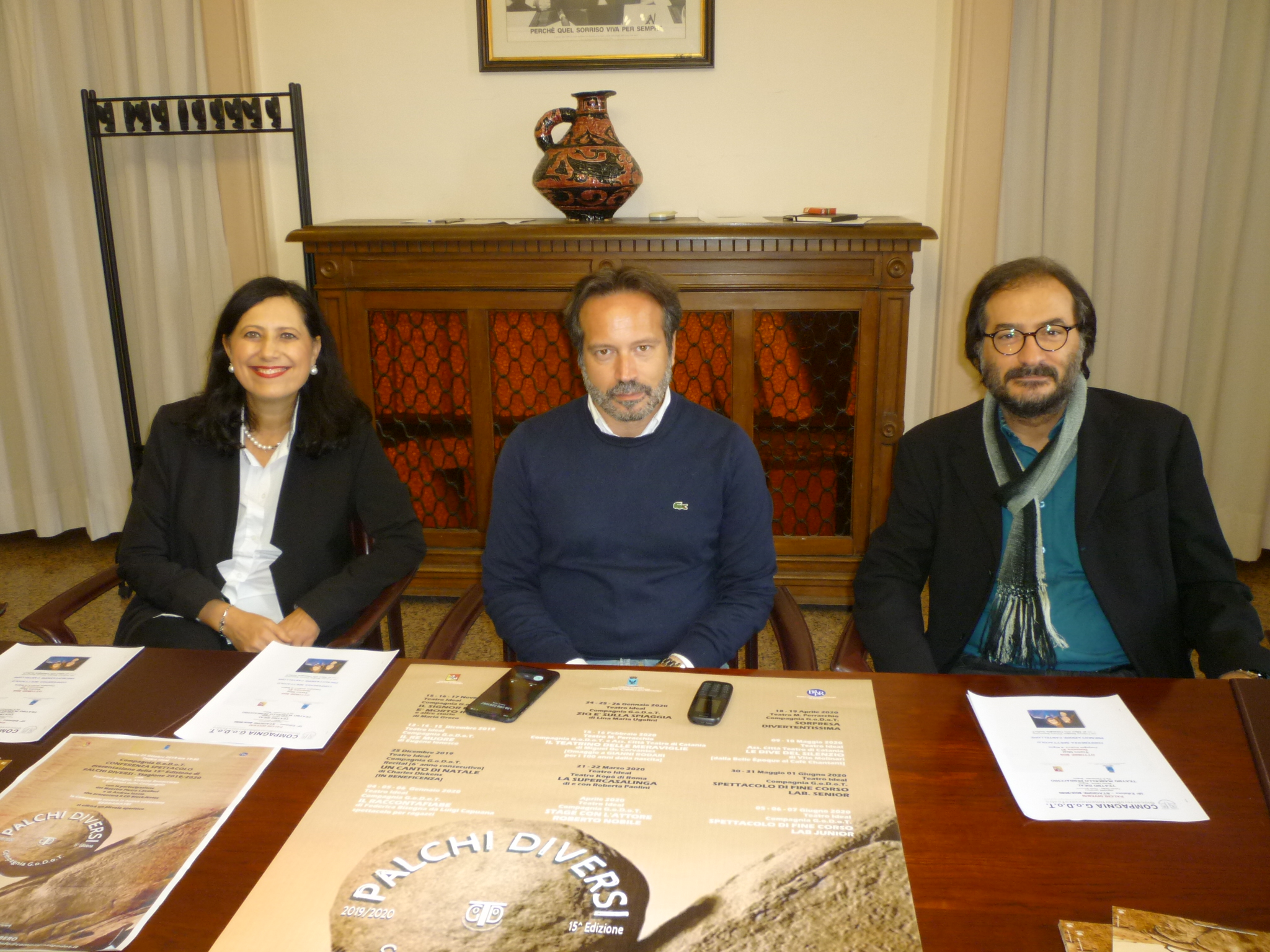 Undici spettacoli per la nuova stagione Palchi DiVersi della Compagnia Godot di Ragusa. Stamani la presentazione