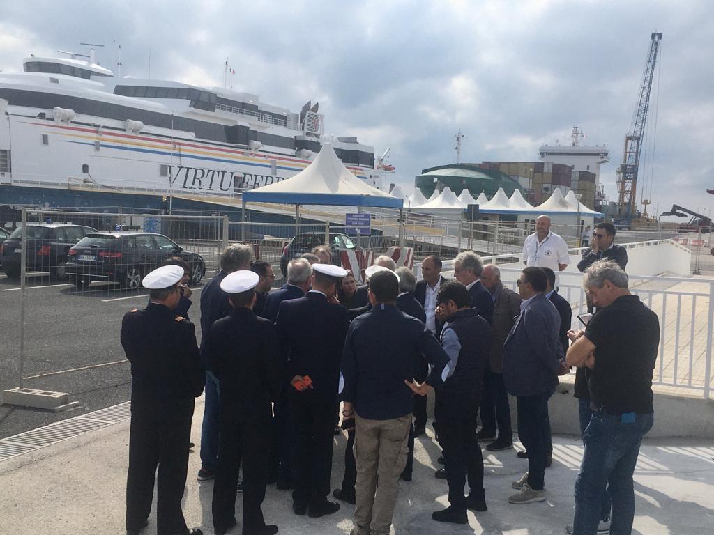 Stazione passeggeri Porto di Pozzallo, stamani sopralluogo con ass. Falcone
