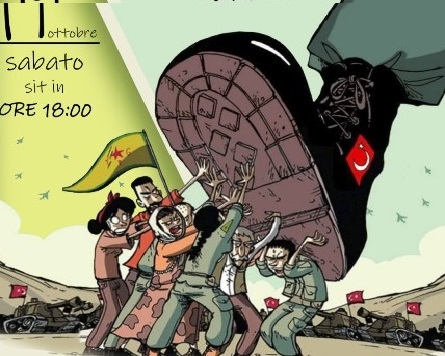 Stop al massacro dei Curdi. Una manifestazione a Vittoria