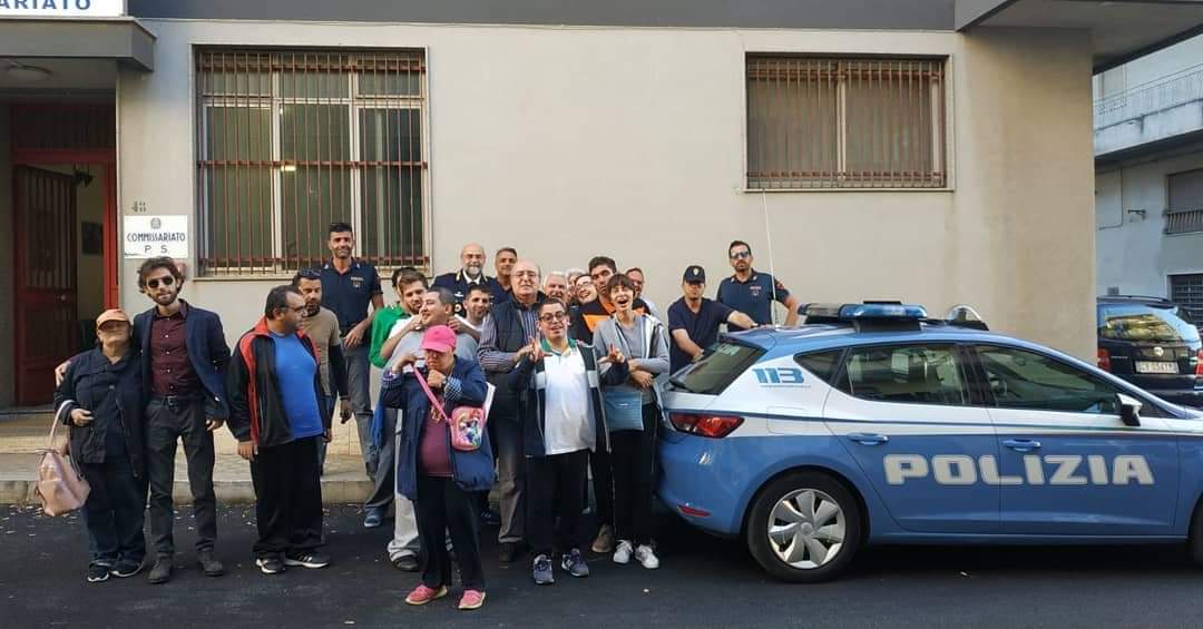 I ragazzi dell’Anffas di Modica ospiti in commissariato.