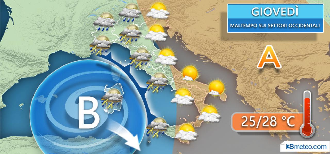 Meteo: in arrivo una nuova ondata di maltempo, si parte dal nord ma la perturbazione raggiungerà presto il sud